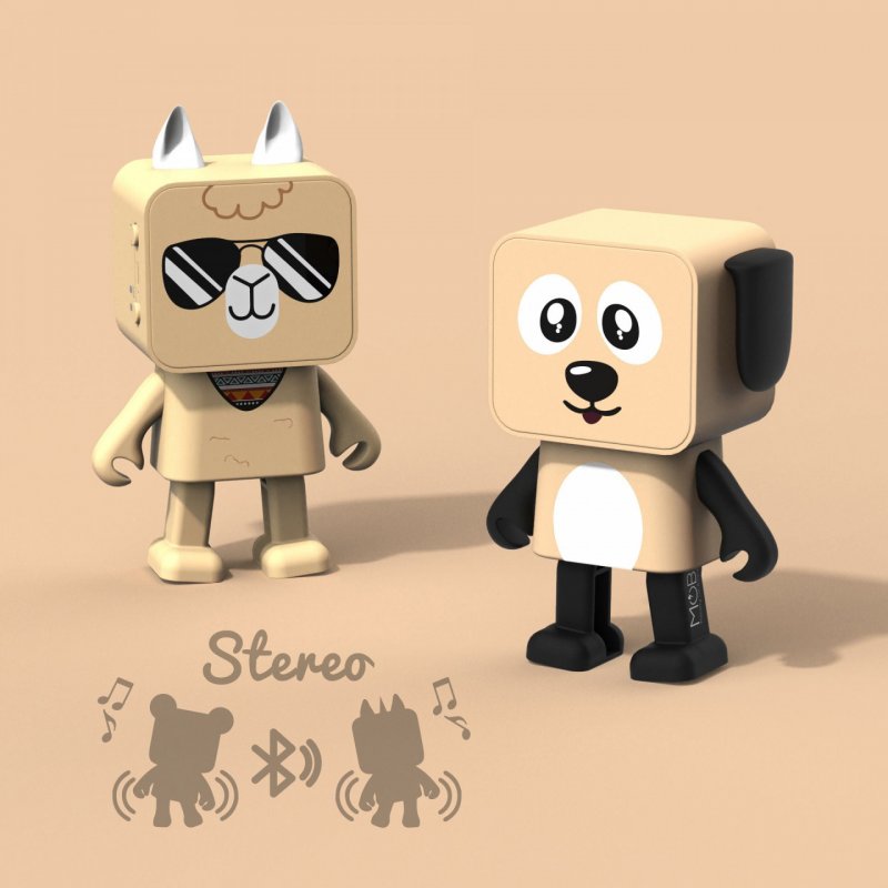 Mobility on Board Dancing Animal Chien Enceinte portable stéréo Multicolore 3 W