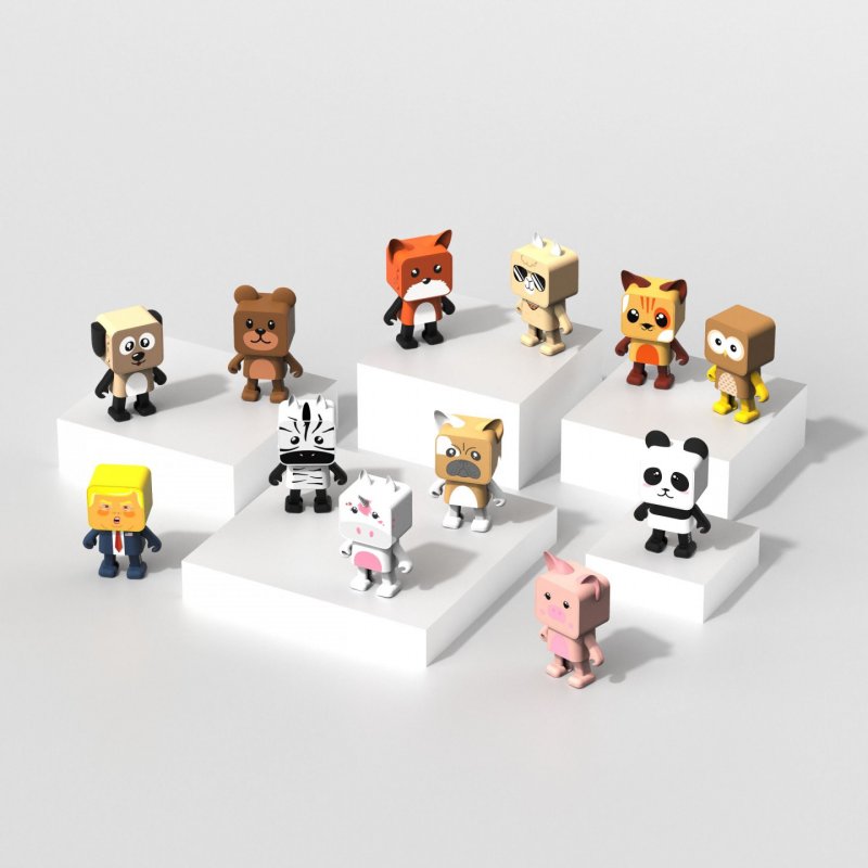 Mobility on Board Dancing Animal Chien Enceinte portable stéréo Multicolore 3 W