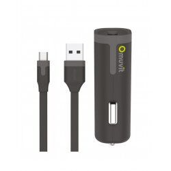 Muvit MUPAK0324 mobile device charger Universal Black Cigar lighter Auto