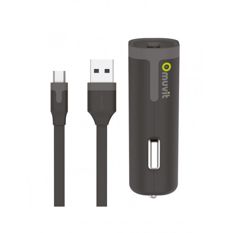 Muvit MUPAK0324 mobile device charger Universal Black Cigar lighter Auto