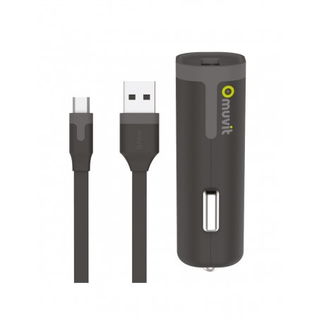 Muvit MUPAK0324 mobile device charger Universal Black Cigar lighter Auto
