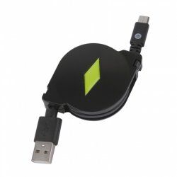 Muvit MUUSC0122 USB cable 1 m USB 2.0 USB A Micro-USB B Black