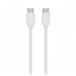 Muvit MUUSC0130 câble USB 0,7 m USB 3.2 Gen 2 (3.1 Gen 2) USB C Blanc