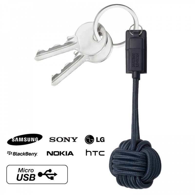 NATIVE UNION KEY CABLE MICRO USB MARINE