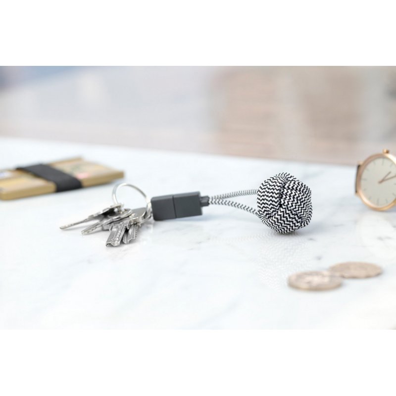 NATIVE UNION KEY CABLE MICRO USB CORAIL