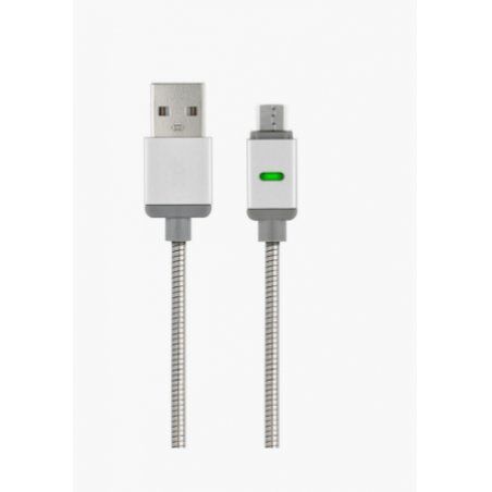 QDOS QD-240-AG USB cable 1 m USB 2.0 USB A Micro-USB A Silver