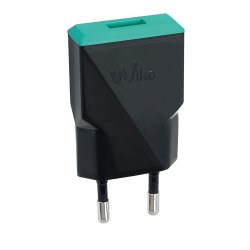 Wiko WKPWAC1U1AS1 mobile device charger Universal Black, Green AC Indoor