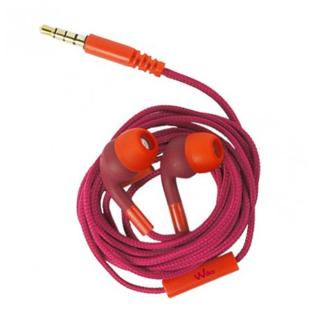 Wiko WiSHAKE Headset Wired In-ear Calls/Music Purple, Red