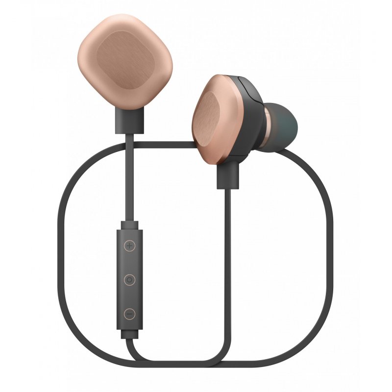 Wiko WiSHAKE Casque Sans fil Ecouteurs Appels/Musique Bluetooth Noir, Cuivre