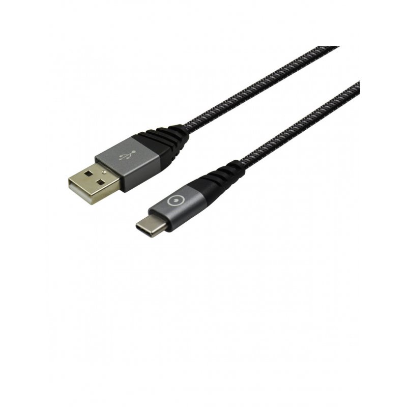 Muvit TGUSC0002 câble USB 1,2 m USB A USB C Gris