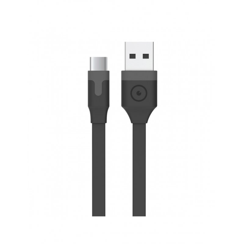 Muvit MUUSC0208 USB cable 1 m USB 2.0 USB A USB C Black
