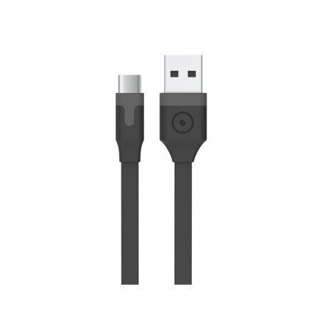 Muvit MUUSC0208 câble USB 1 m USB 2.0 USB A USB C Noir