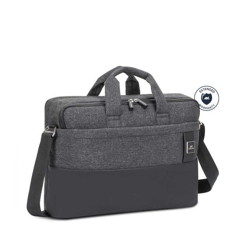 Rivacase Lantau sacoche d'ordinateurs portables 39,6 cm (15.6") Malette Noir, Gris