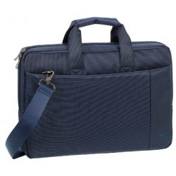 CENTRAL Sacoche bleue 2 poches de rangement - 15.6"