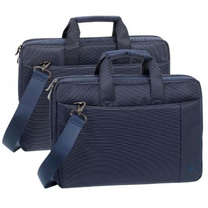 CENTRAL Sacoche bleue 2 poches de rangement - 15.6"