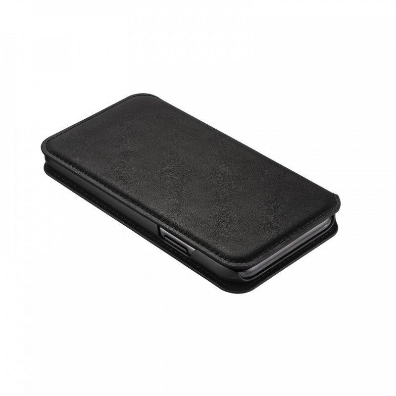 QDOS Milano mobile phone case 15.5 cm (6.1") Folio Black