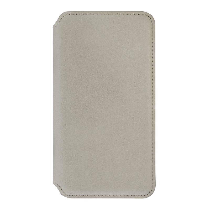 QDOS Milano mobile phone case 15.5 cm (6.1") Folio Taupe