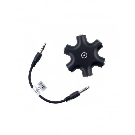 CONNECT HUB JACK 3.5MM 5 SORTIES NOIR