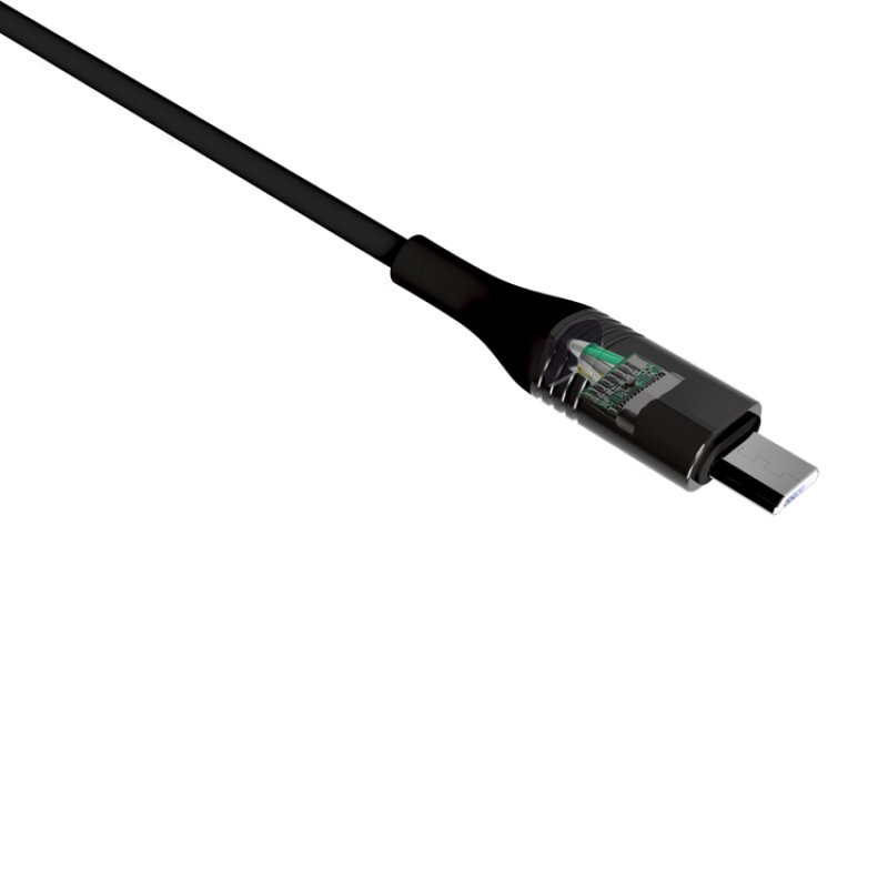 Green E GR1036 câble USB 2,5 m USB A Micro-USB A Noir