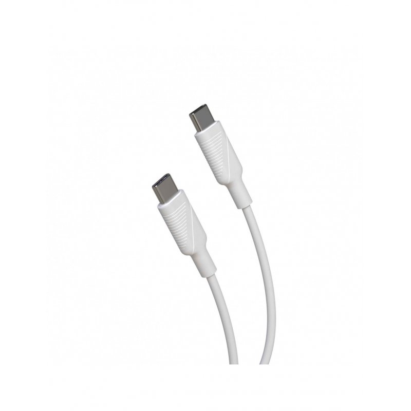 MUVIT FOR CHANGE CABLE USB C/USB C 1.2M BLANC