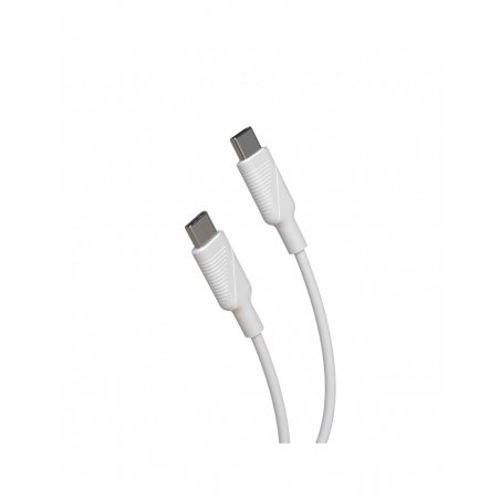 MUVIT FOR CHANGE CABLE USB C/USB C 1.2M BLANC