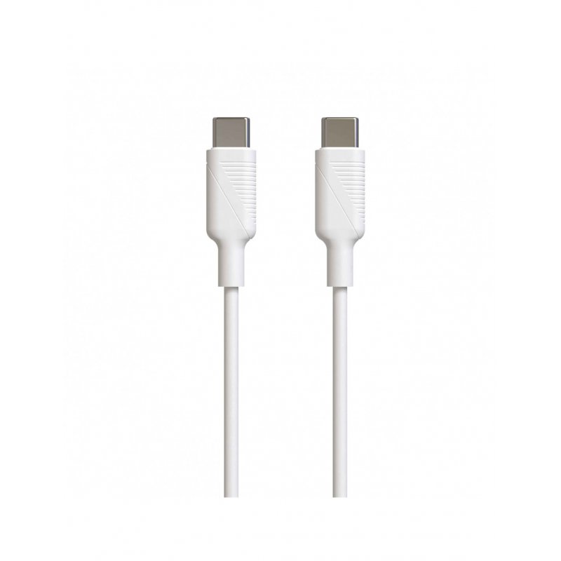 MUVIT FOR CHANGE CABLE USB C/USB C 1.2M BLANC