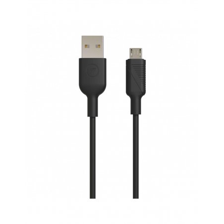 Muvit MCUSC0014 USB cable 1.2 m USB A Micro-USB B Black