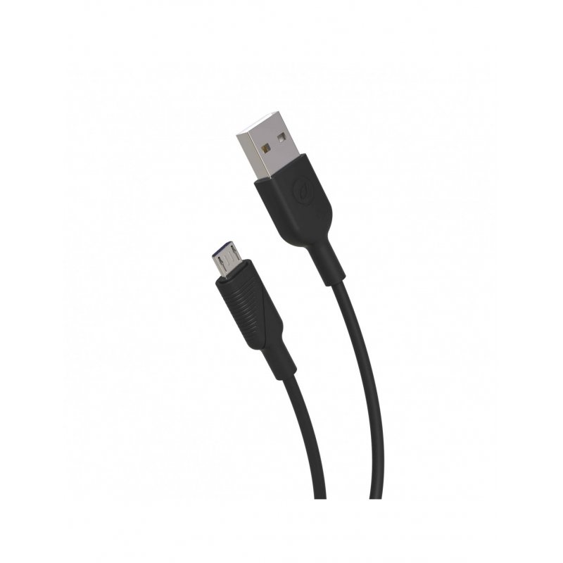 Muvit MCUSC0014 USB cable 1.2 m USB A Micro-USB B Black