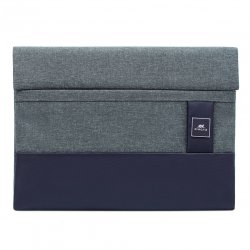 Rivacase 8803 notebook case 33.8 cm (13.3") Sleeve case Blue, Grey