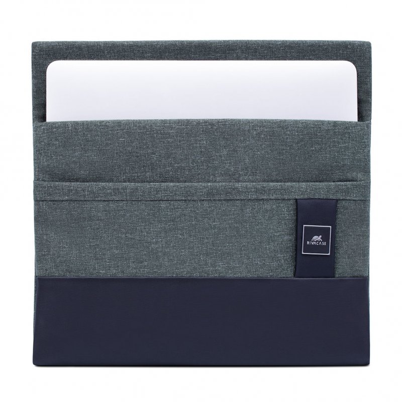 Rivacase 8803 notebook case 33.8 cm (13.3") Sleeve case Blue, Grey