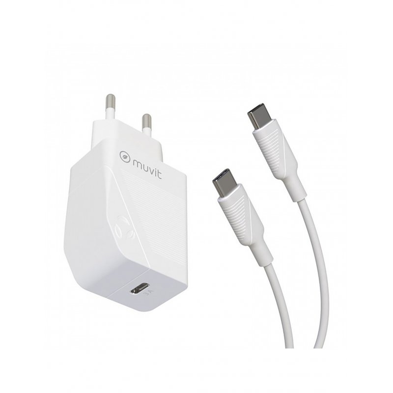 Muvit MCPAK0044 chargeur d'appareils mobiles Universel Blanc Secteur Intérieure