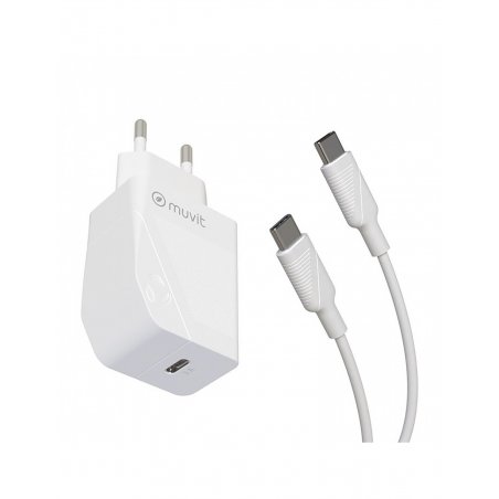 Muvit MCPAK0044 chargeur d'appareils mobiles Universel Blanc Secteur Intérieure
