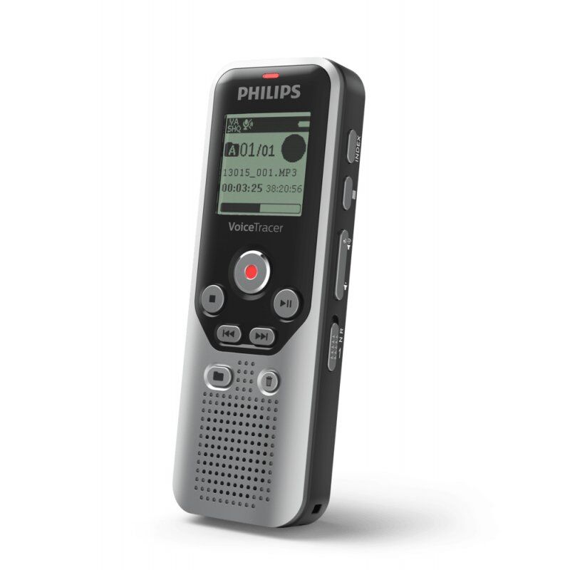 Philips DVT1250 dictaphone Internal memory & flash card Black, Grey
