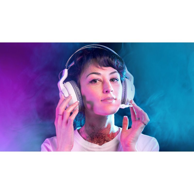 ROCCAT ROC-14-142-02 headphones/headset Wireless Head-band Gaming USB Type-C White