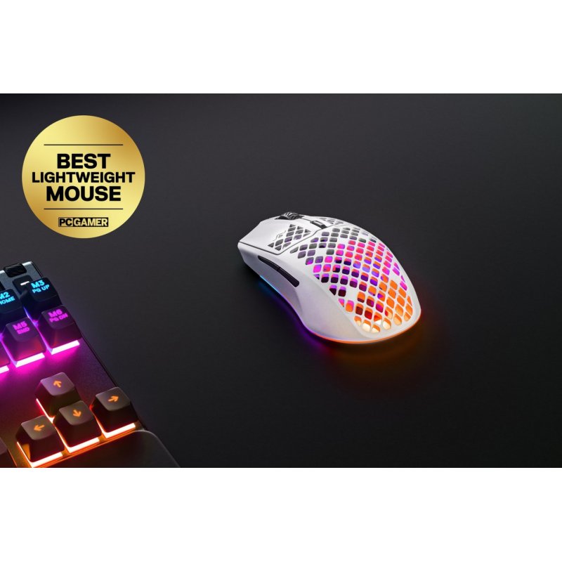 Steelseries Aerox 3 Wireless souris Droitier RF sans fil + Bluetooth Optique 18000 DPI