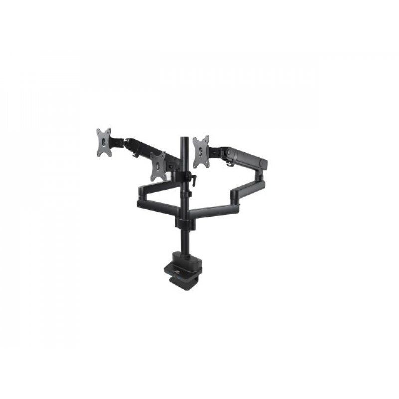 Support Triple-écran à fixer Maclean MC-811 de 17" à 27" (20kg max)