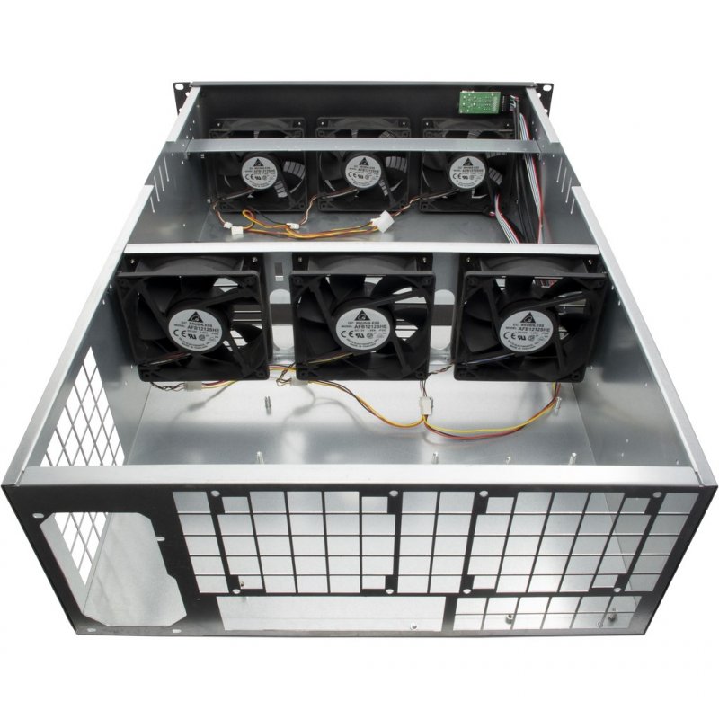 4HE Inter-Tech compatible 4W2 Mining-Rack