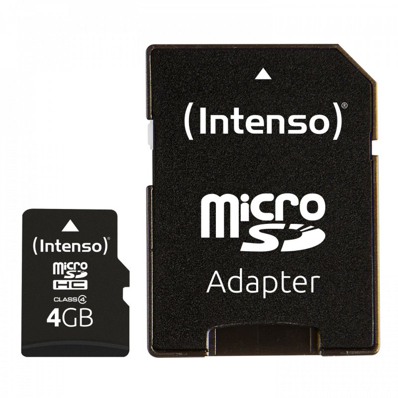 Intenso 3403450 memory card 4 GB MicroSDHC Class 4