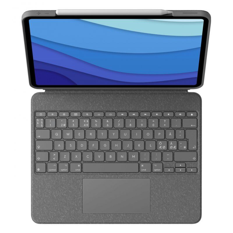 Logitech Combo Touch Gris Smart Connector QWERTY Nordique