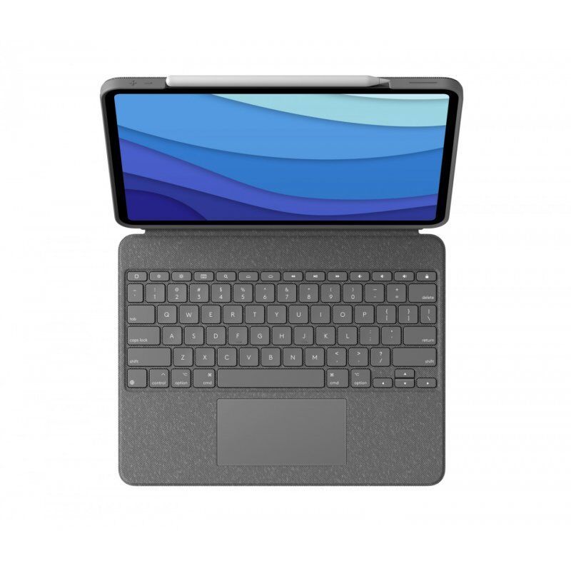 Logitech Combo Touch Gris Smart Connector QWERTY Nordique