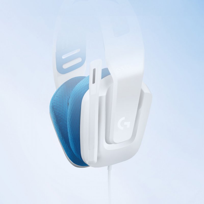 G335 WIRED GAMING HEADSET WHITEEMEA