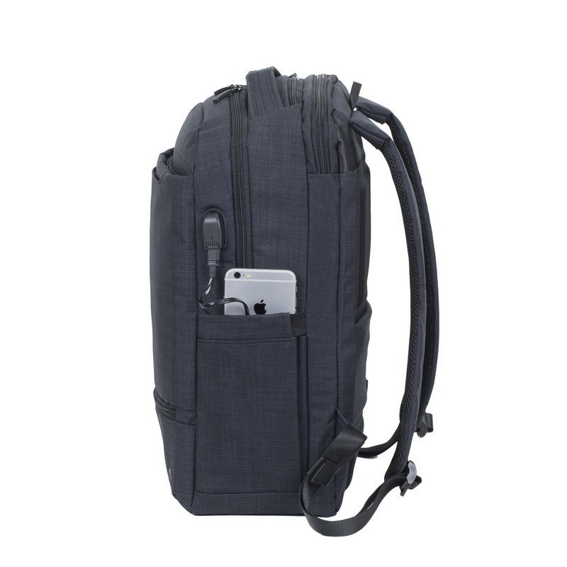 Rivacase 8365 notebook case 43.9 cm (17.3") Backpack Black