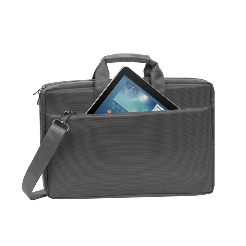 Rivacase 8251 notebook case 43.9 cm (17.3") Briefcase Grey