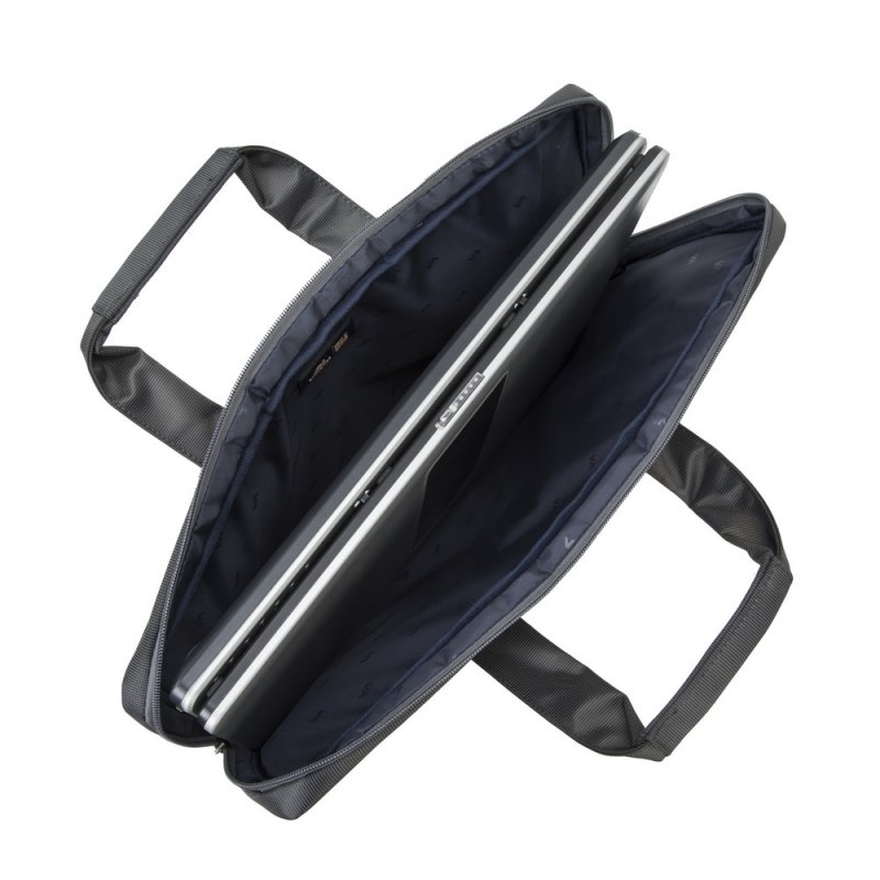 CENTRAL Sacoche grise 2 poches de rangement - 17"