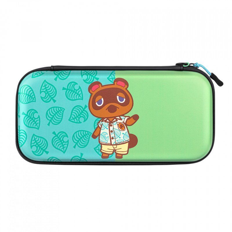 PDP Slim Deluxe: Animal Crossing Tom Nook Boîtier robuste Nintendo Bleu, Vert