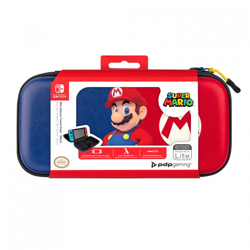 Official Switch Deluxe Travel Case - Mario Edition for Sw & SW Lite