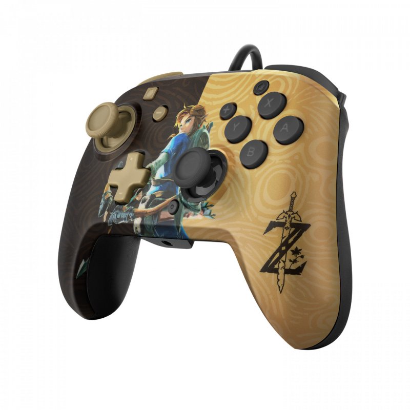 Official Faceoff Deluxe+ Audio Wired Zelda Controller