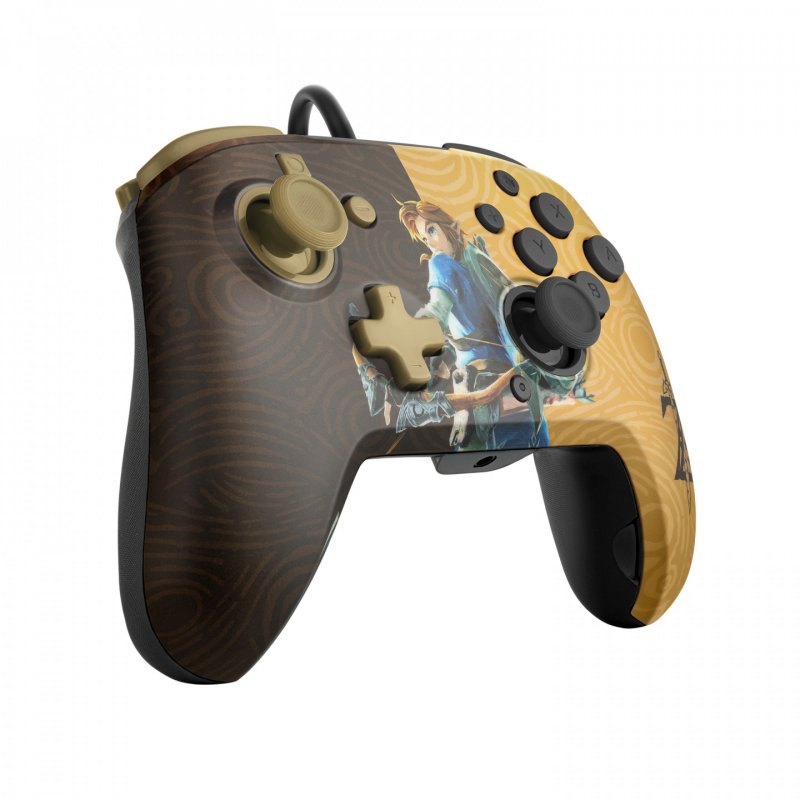 PDP Link Breath of the Wild REMATCH Multicolore USB Manette de jeu Nintendo Switch, Nintendo Switch OLED