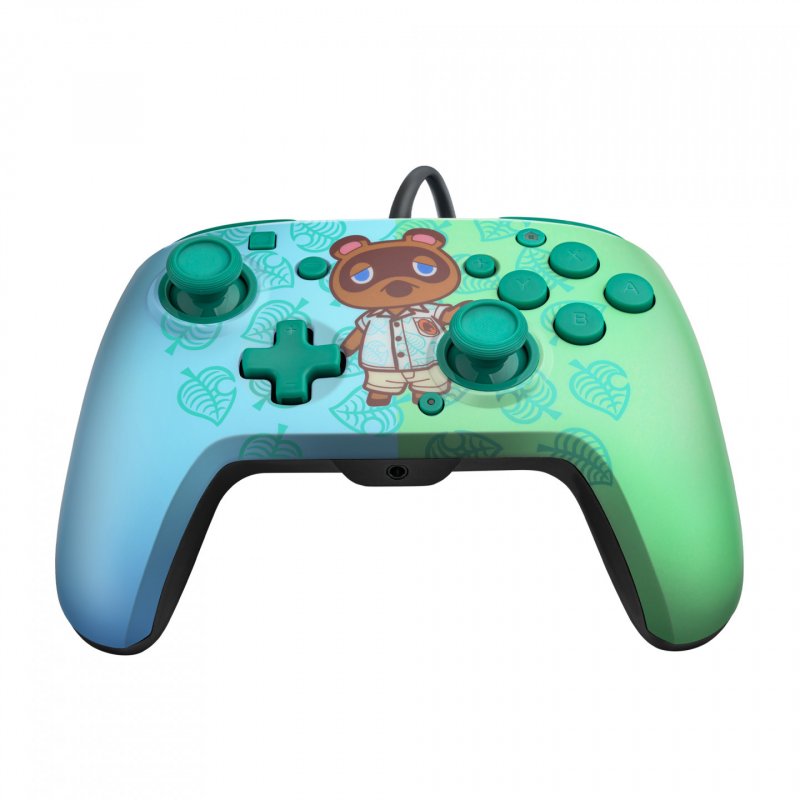 PDP REMATCH: Animal Crossing Tom Nook Blue, Green USB Gamepad Analogue / Digital Nintendo Switch, Nintendo Switch Lite, 