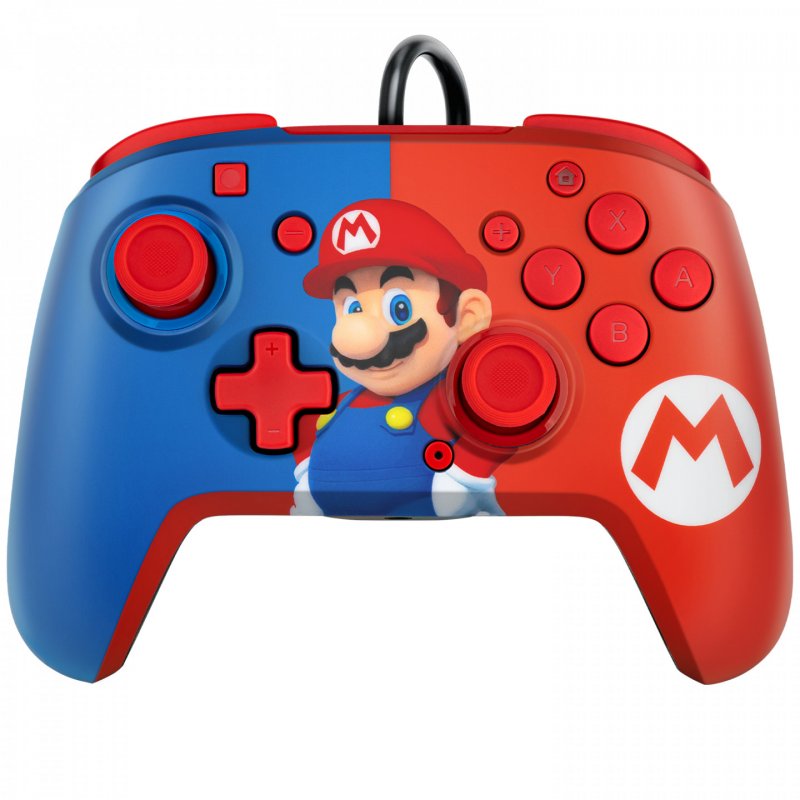 Official Faceoff Deluxe+ Audio Wired Mario Controller